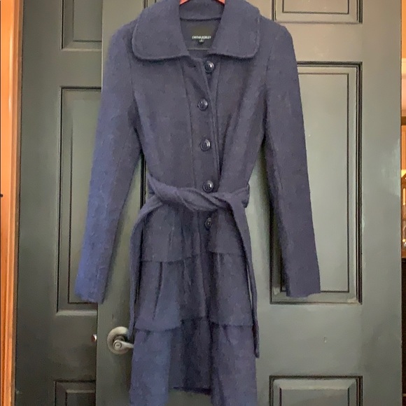 Cynthia Rowley Jackets & Blazers - Cynthia Rowley navy wool coat small •